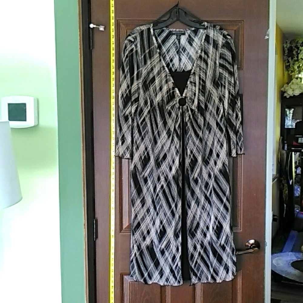 Connected Women Brown/Black Dress